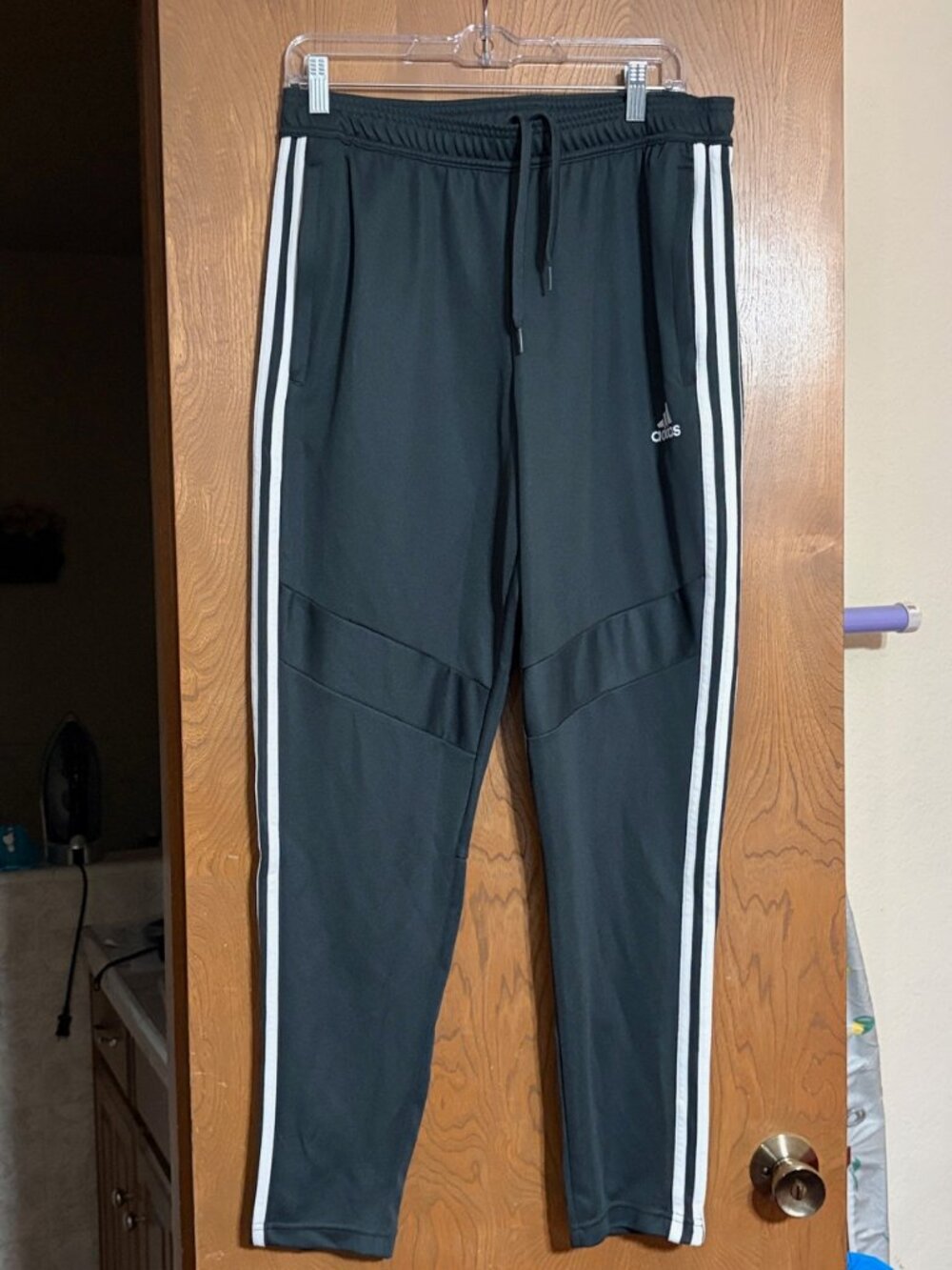 adidas Men's Tiro 19 Track Pants - dark grey size L